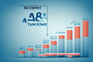 A retirement fund balance chart