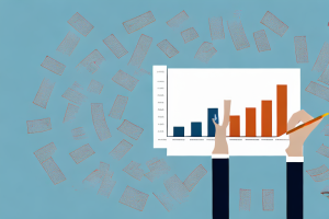 A person looking at a graph of their retirement savings over time