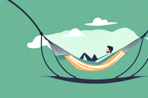 A person in a hammock