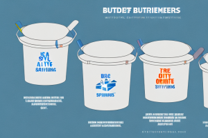 Three buckets of different sizes