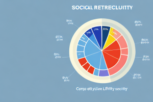 A pie chart showing the percentage of retirees who live solely on social security