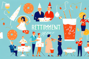 A retirement party scene