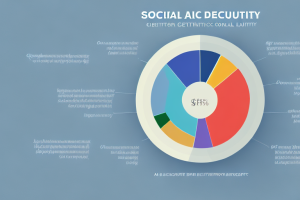 A pie chart showing different percentages of social security contributions