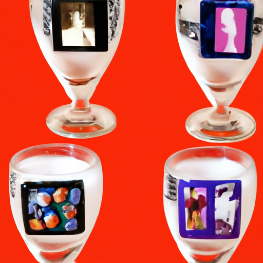 How To Create DIY Photo Collage Wine Glasses For Retirement