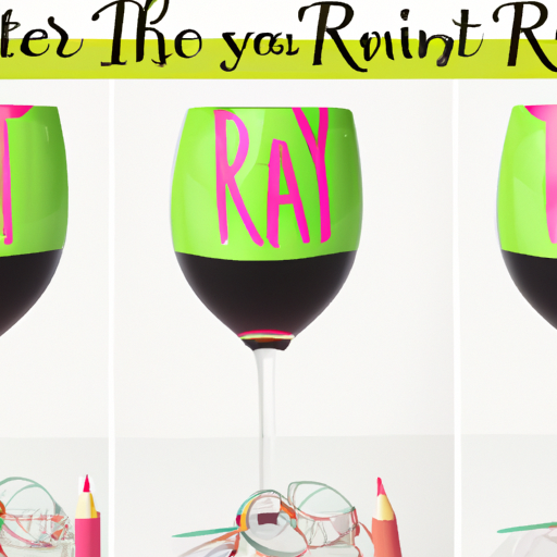 Ideas For Decorating Wine Glasses For A Teachers Retirement